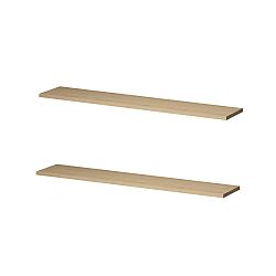 Sada 2 nástěnných polic Kios, délka 80 cm