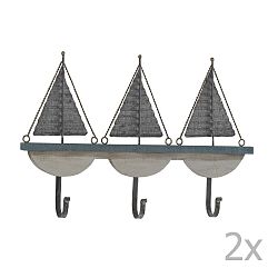 Sada 2 nástěnných věšáků Geese Sail