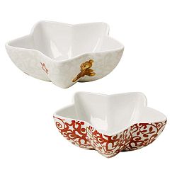 Sada 2 porcelánových misek Brandani Abbracci