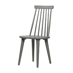 Sada 2 šedých jídelních židlí De Eekhoorn Sticks