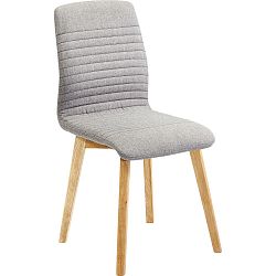 Sada 2 šedých jídelních židlí Kare Design Lara
