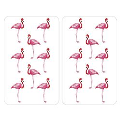Sada 2 skleněných krytů na sporák Wenko Flamingo