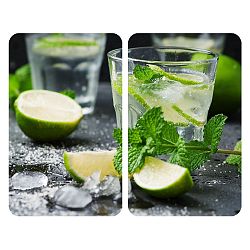 Sada 2 skleněných krytů na sporák Wenko Mojito