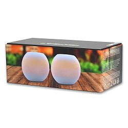 Sada 2 světelných svíček DecoKing Bowl