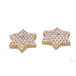 Sada 2 svíček ve tvaru hvězdy Ego dekor Sweets