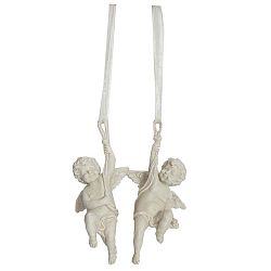 Sada 2 závěsných dekorací Antic Line Angels, 6 cm