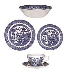 Sada 20 nádobí Churchill China Blu Willow