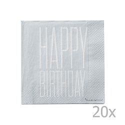 Sada 20 papírových ubrousků Bloomingville Napkin