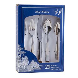 Sada 20 příborů Churchill Blu Willow