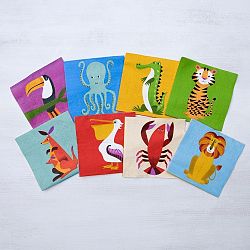 Sada 20 ubrousků Rex London Colourful Creatures