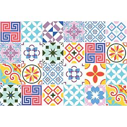 Sada 24 samolepek Ambiance Cheerful, 20 x 20 cm