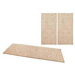 Sada 3 béžovohnědých koberců BT Carpet Wolly