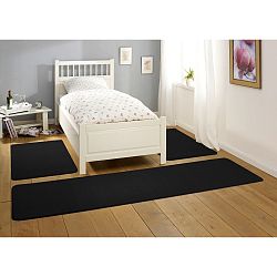 Sada 3 černých koberců Hanse Home Nasty