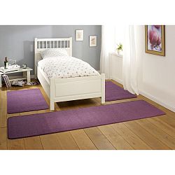 Sada 3 fialových koberců Hanse Home Nasty