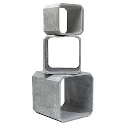 Sada 3 odkládací stolků Kare Design Concrete