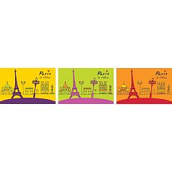 Sada 3 prostírání Paris