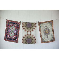 Sada 3 utěrek Madre Selva Mandalas