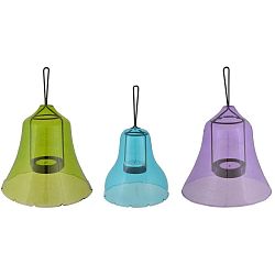 Sada 3 závěsných svícnů Esschert Design Bell