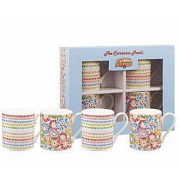 Sada 4 barevných hrnků Churchill Caravan, 250 ml
