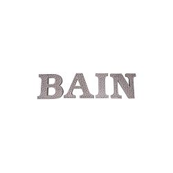 Sada 4 dekorativních písmen Antic Line Bain