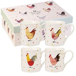 Sada 4 hrnků Churchill China  Alex Clark, 250 ml