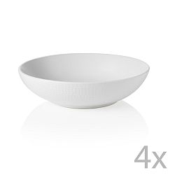 Sada 4 misek Brandani Granaglie Blanc, ⌀ 20 cm