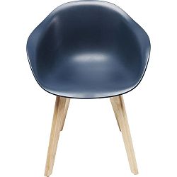 Sada 4 modrých židlí Kare Design Forum