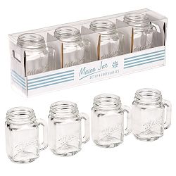 Sada 4 panáků Rex London Mason Jar