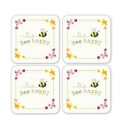 Sada 4 podtácků Cooksmart England Flowers