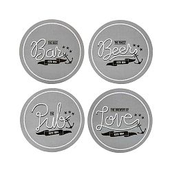 Sada 4 podtácků Sagaform Club Coasters