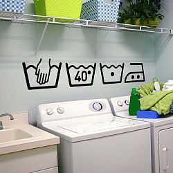 Sada 4 samolepek Ambiance Washing Machine