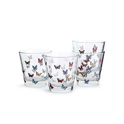 Sada 4 skleniček Sagaform Butterflies, 200 ml