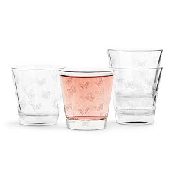 Sada 4 skleniček Sagaform Butterfly, 200 ml