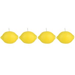 Sada 4 svíček ve tvaru citronů Le Studio Citrons