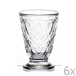Sada 6 čirých sklenic Lyonnais, 200 ml