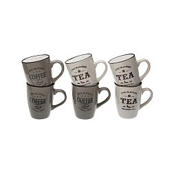 Sada 6 hrnků Versa Coffee & Tea
