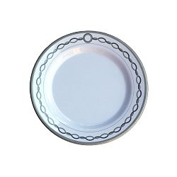 Sada 6 melaminových talířků Sunvibes Chaine, ⌀ 20 cm