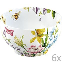 Sada 6 misek English Garden Floral