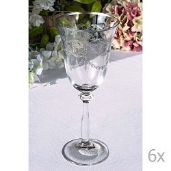 Sada 6 skleněných skleniček Meletios, 250 ml