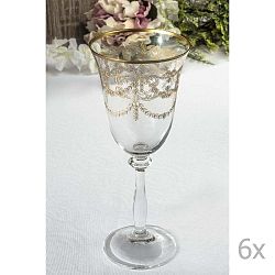 Sada 6 skleněných skleniček Parthenios, 250 ml