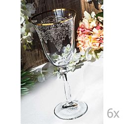 Sada 6 skleněných skleniček Stamatia, 250 ml