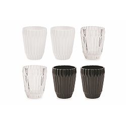 Sada 6 sklenic Villa d'Este Deco Faceted, 300 ml