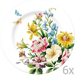 Sada 6 talířů Katie Alice English Garden, 19 cm