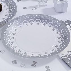 Sada 8 papírových talířů Neviti Chic Boutique