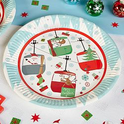 Sada 8 papírových talířů Neviti Festive Fun
