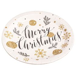 Sada 8 papírových talířů Unimasa Merry