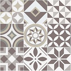 Sada 9 samolepek Ambiance Geometrica, 20 x 20 cm