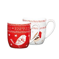 Sada čtyř hrnků na espresso Kitchen Craft Robin