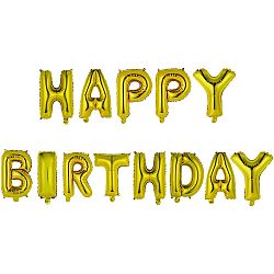 Sada nafukovacích písmen Le Studio Happy Birthday