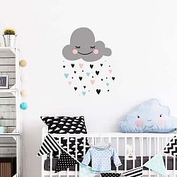 Sada nástěnných samolepek Ambiance Cloud